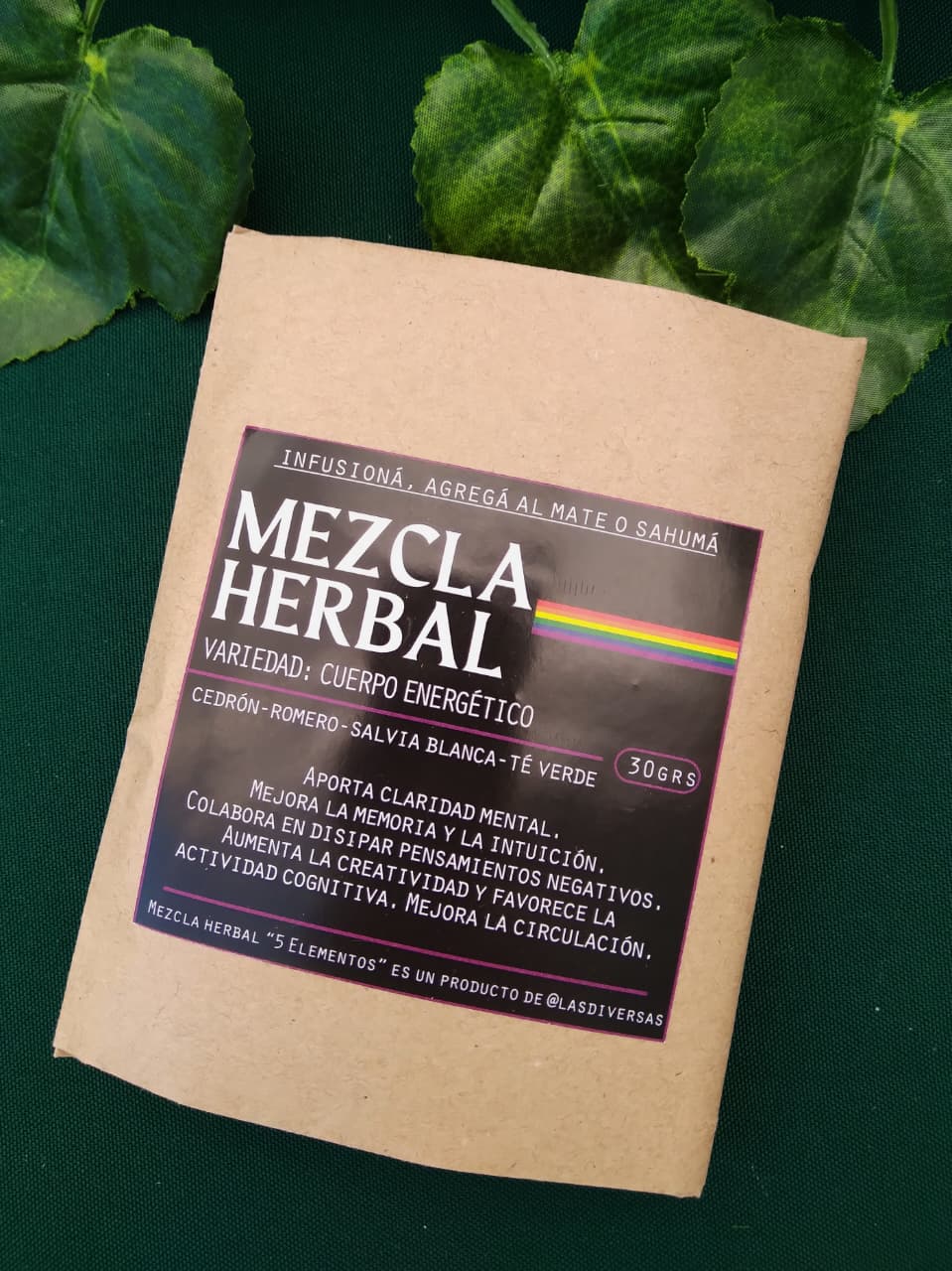 mezcla herbal para infusiones cuerpo energetico