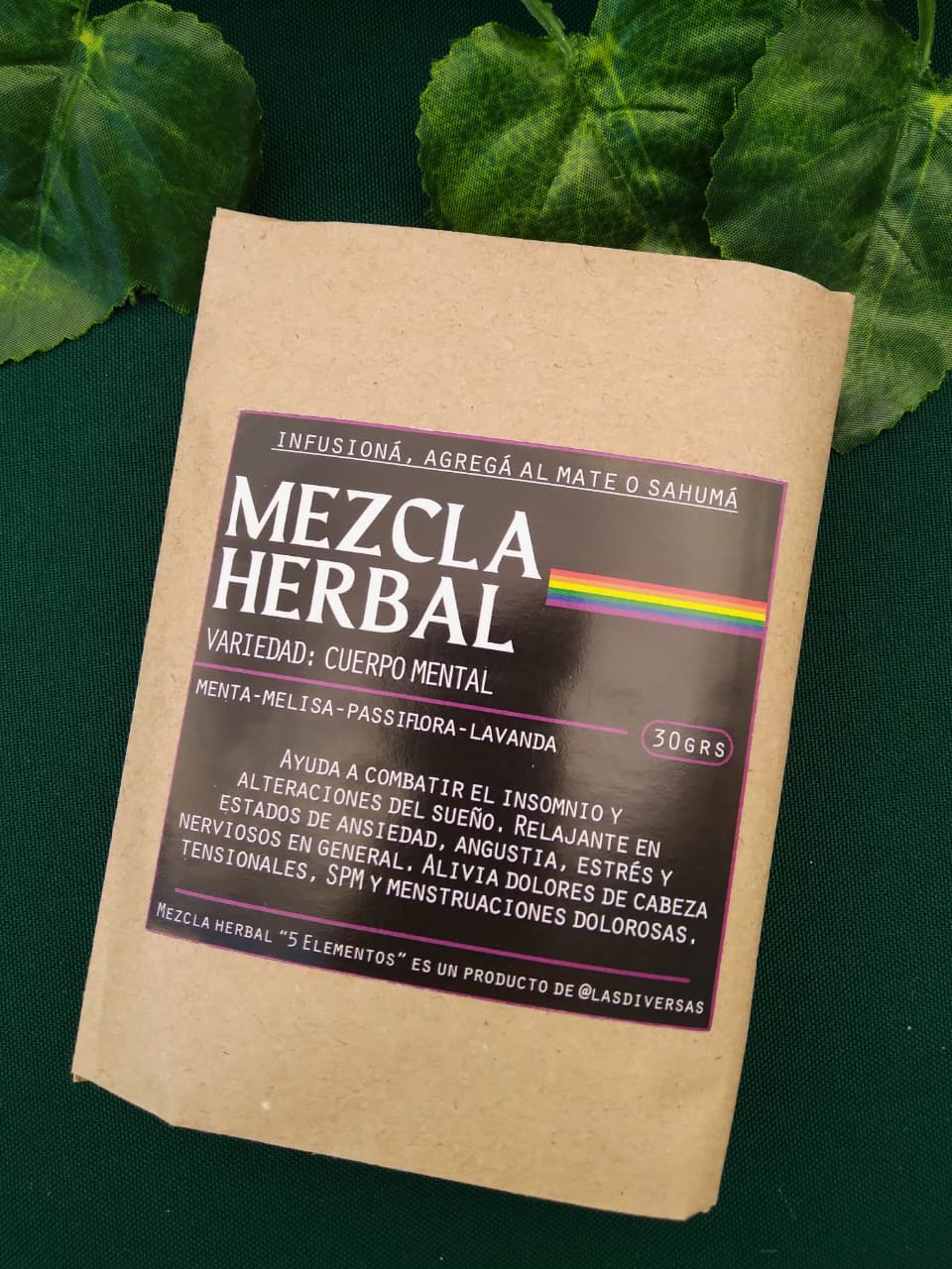 mezcla hebal para infusiones mente